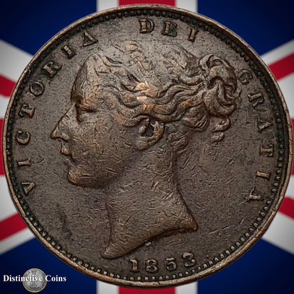 Great Britain 1853 Farthing 1/4d GB3452