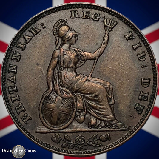 Great Britain 1838 Farthing 1/4d GB3397