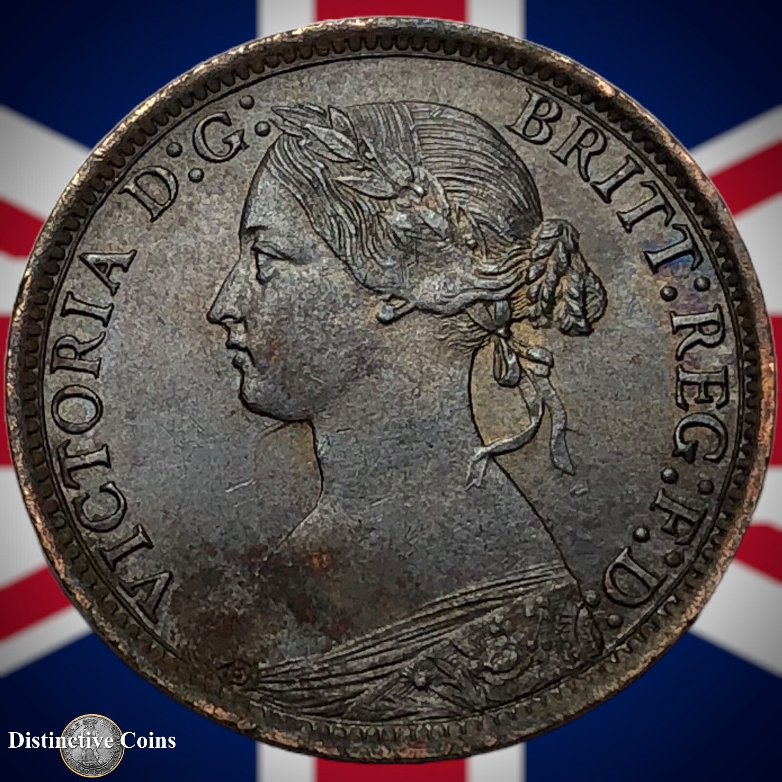 Great Britain 1867 Farthing 1/4d GB3614