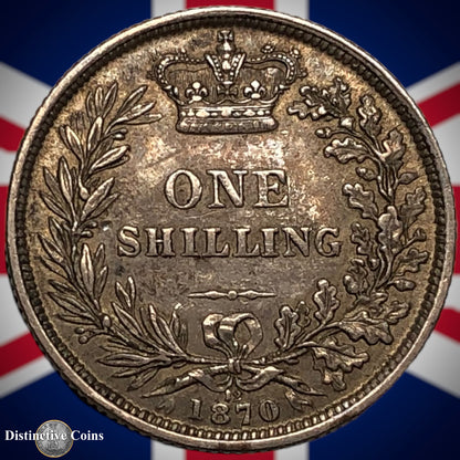 Great Britain 1870 British One Shilling GB0309