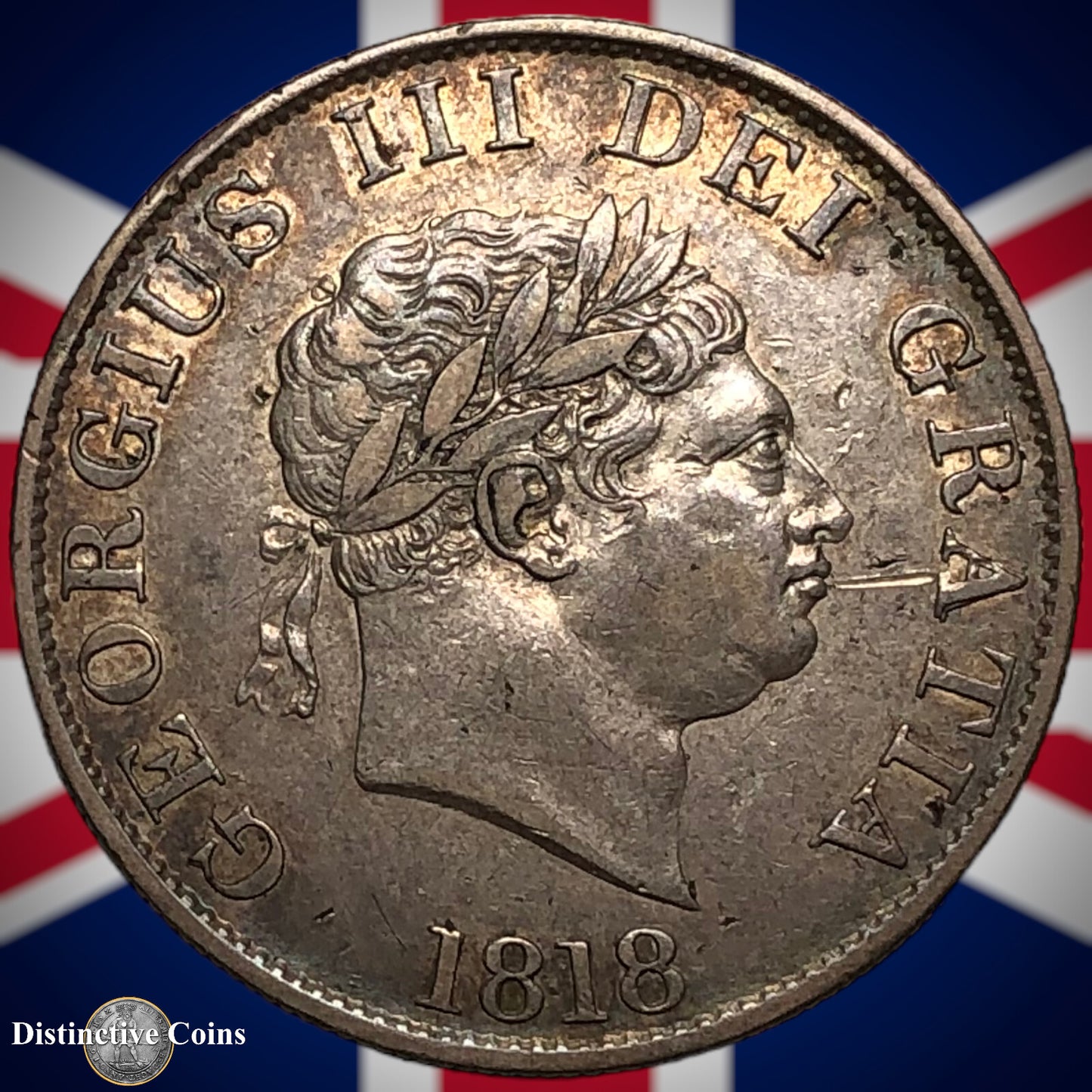 Great Britain 1818 Half Crown GB1160