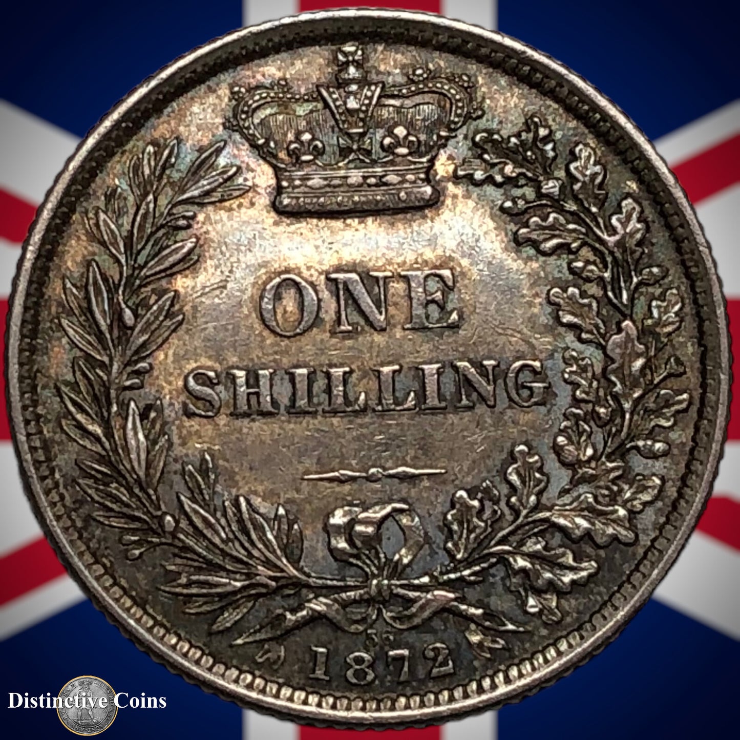 Great Britain 1872 British One Shilling GB0333