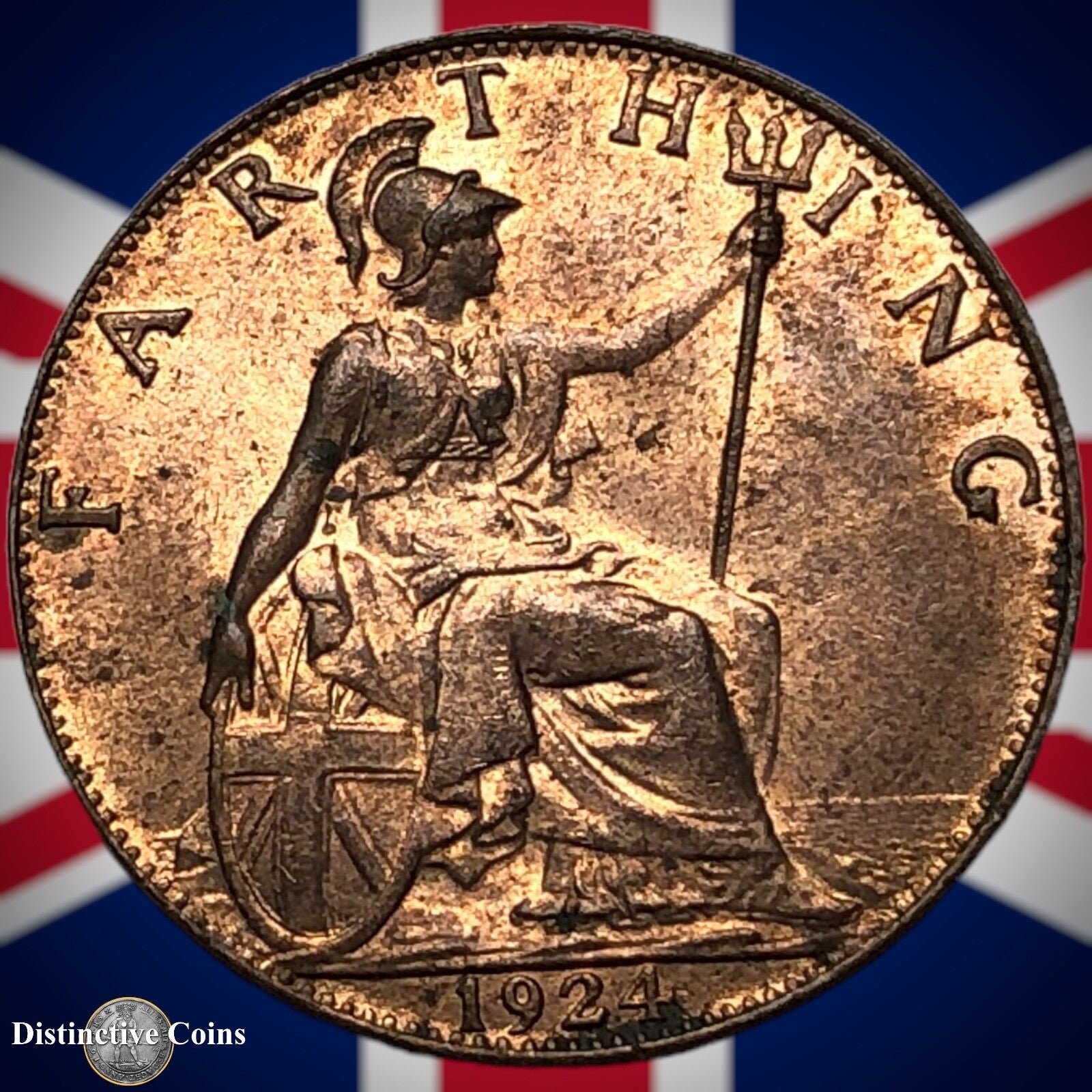 Great Britain 1924 Farthing 1/4d GB4795