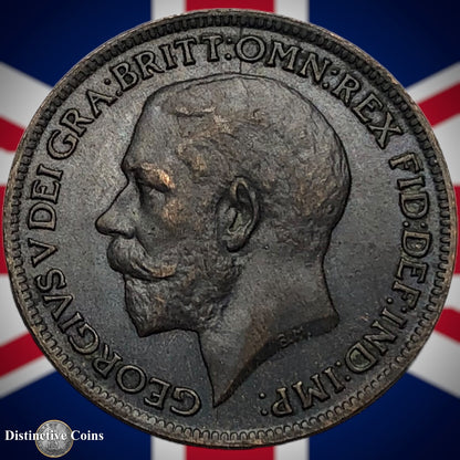 Great Britain 1917 Farthing 1/4d GB4673