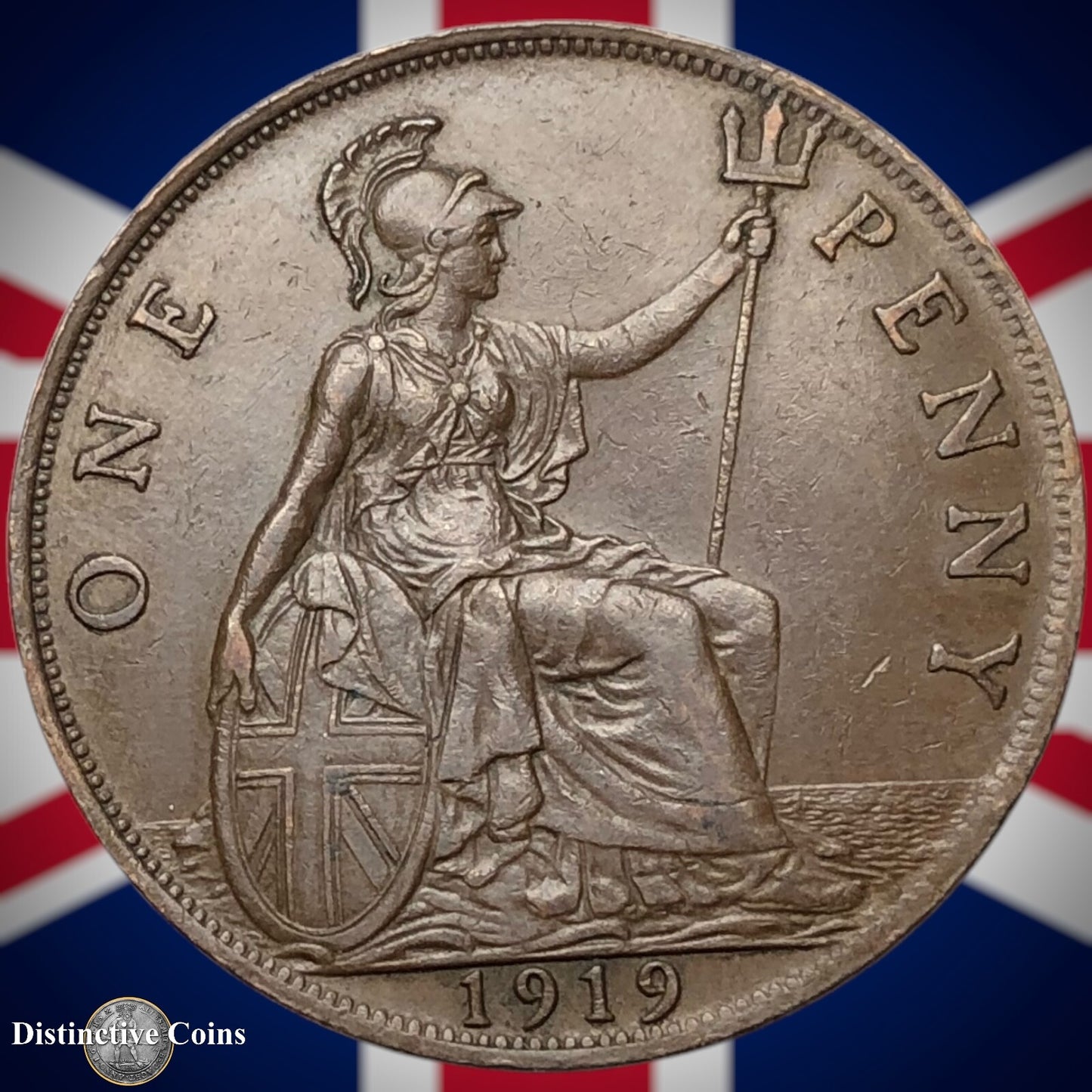 Great Britain 1919 Penny 1d GB6897