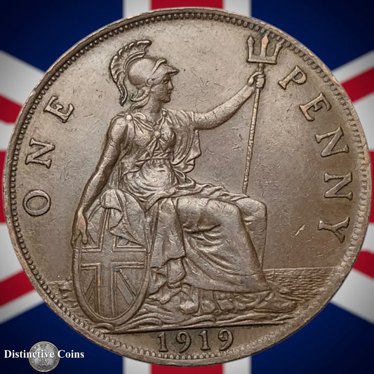 Great Britain 1919 Penny 1d GB6897