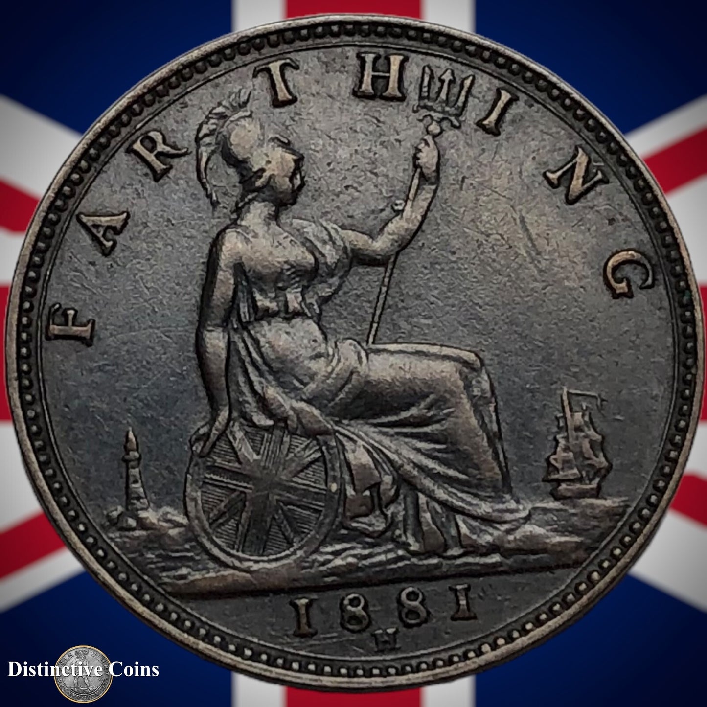 Great Britain 1881 H Farthing 1/4d GB3906