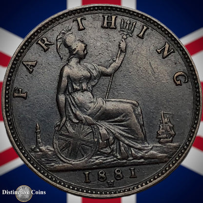 Great Britain 1881 H Farthing 1/4d GB3906