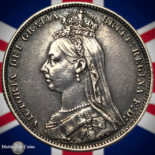 Great Britain 1889 British One Shilling GB0548