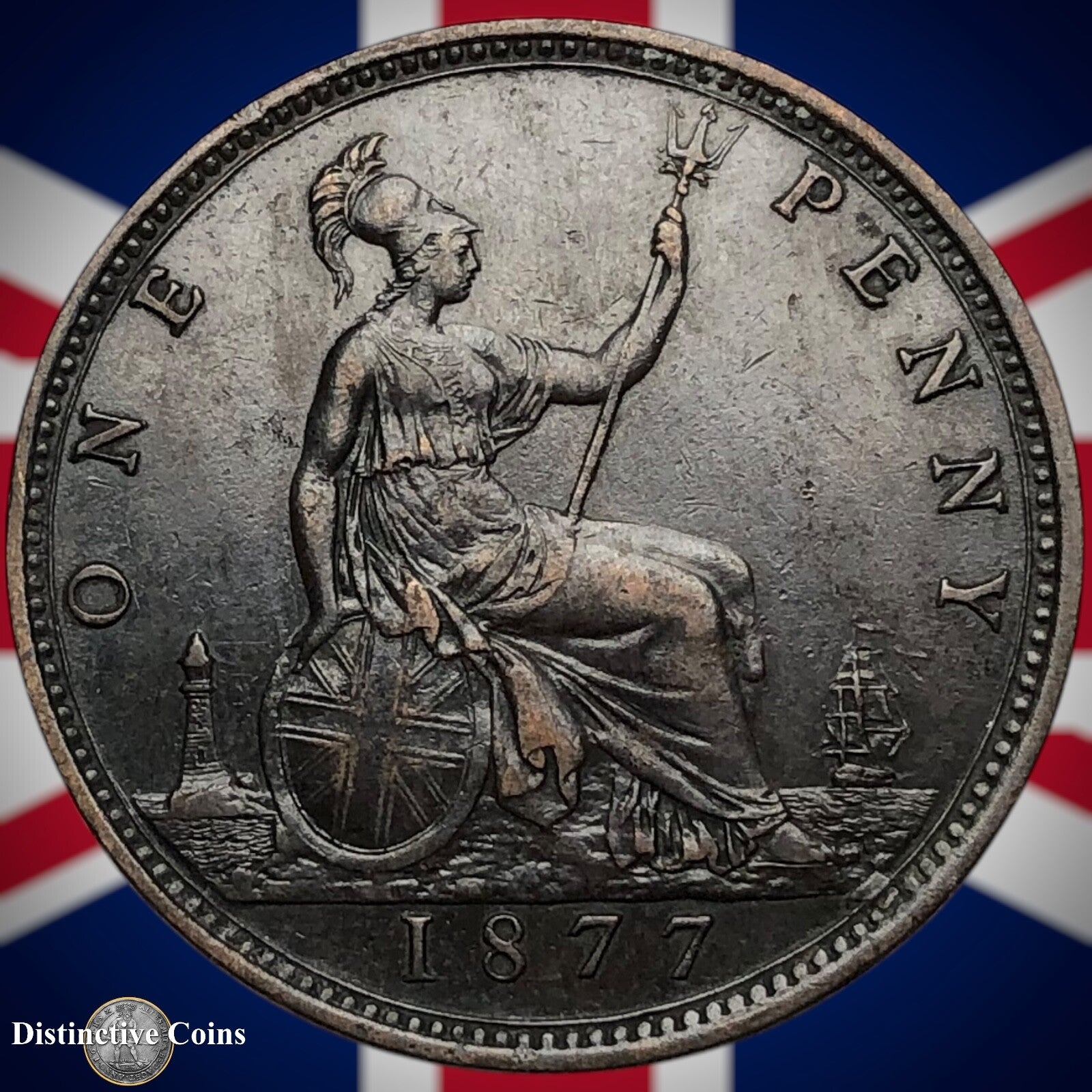 Great Britain 1877 Penny 1d GB6398
