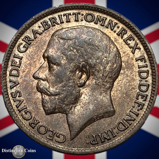 Great Britain 1918 Farthing 1/4d GB4717