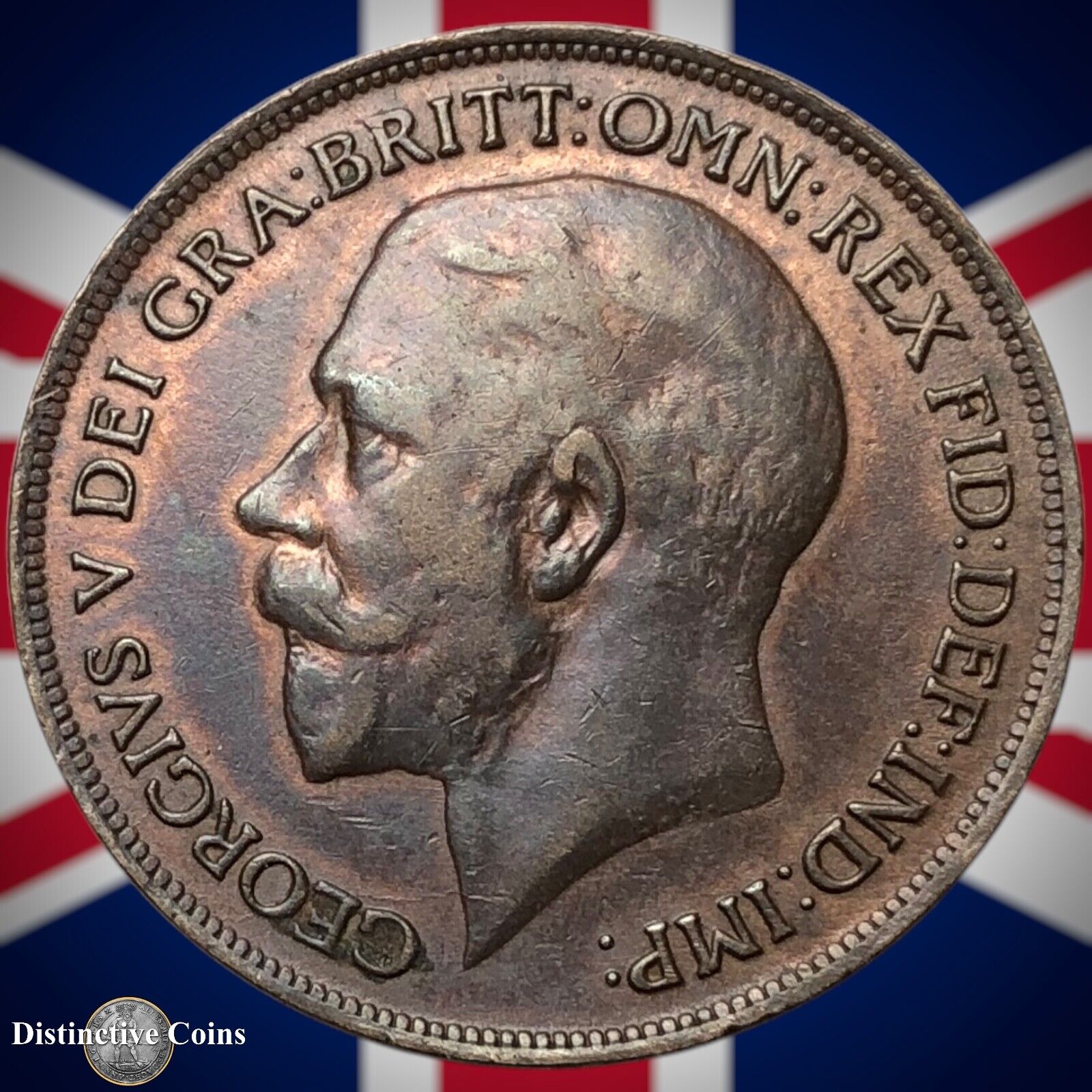 Great Britain 1919 Penny 1d GB6918