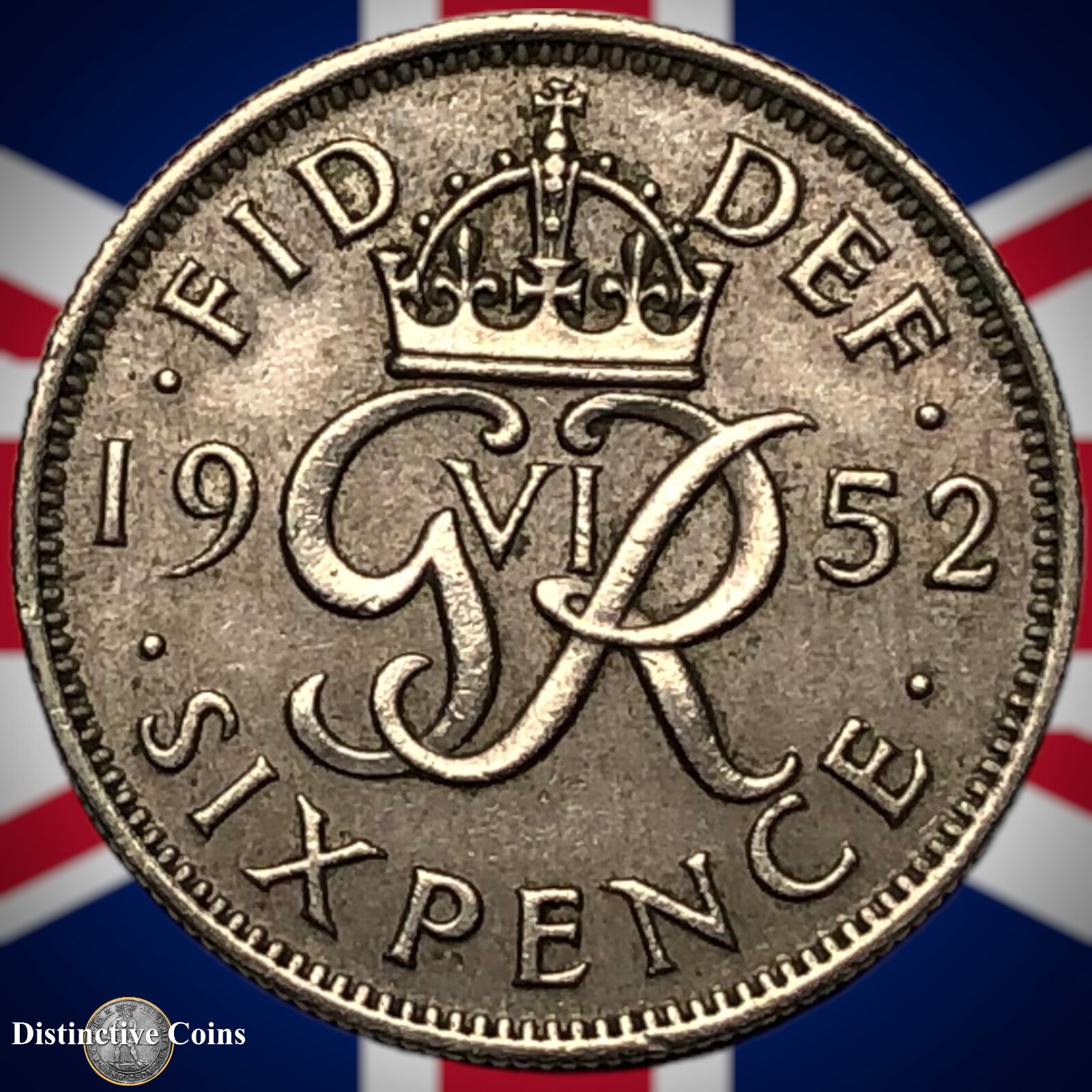 Great Britain 1952 Six Pence GB1812