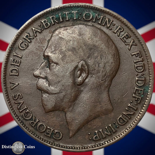 Great Britain 1918 KN Penny 1d GB6892