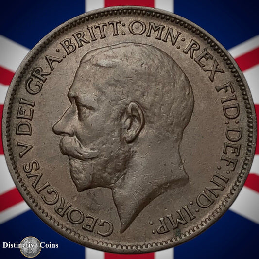 Great Britain 1922 Half Penny 1/2d GB5897