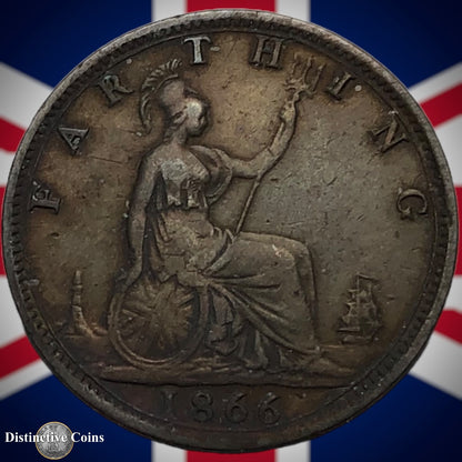 Great Britain 1866 Farthing 1/4d GB3554