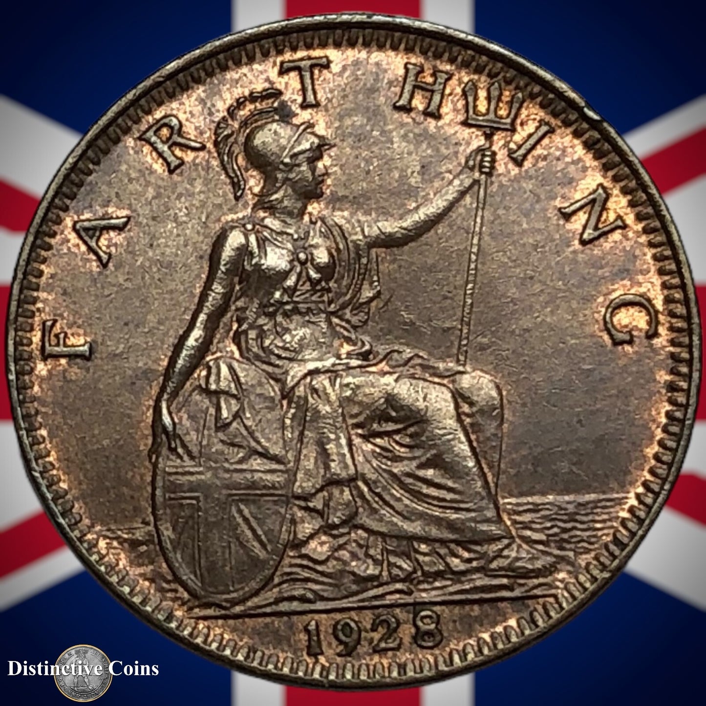 Great Britain 1928 Farthing 1/4d GB4860