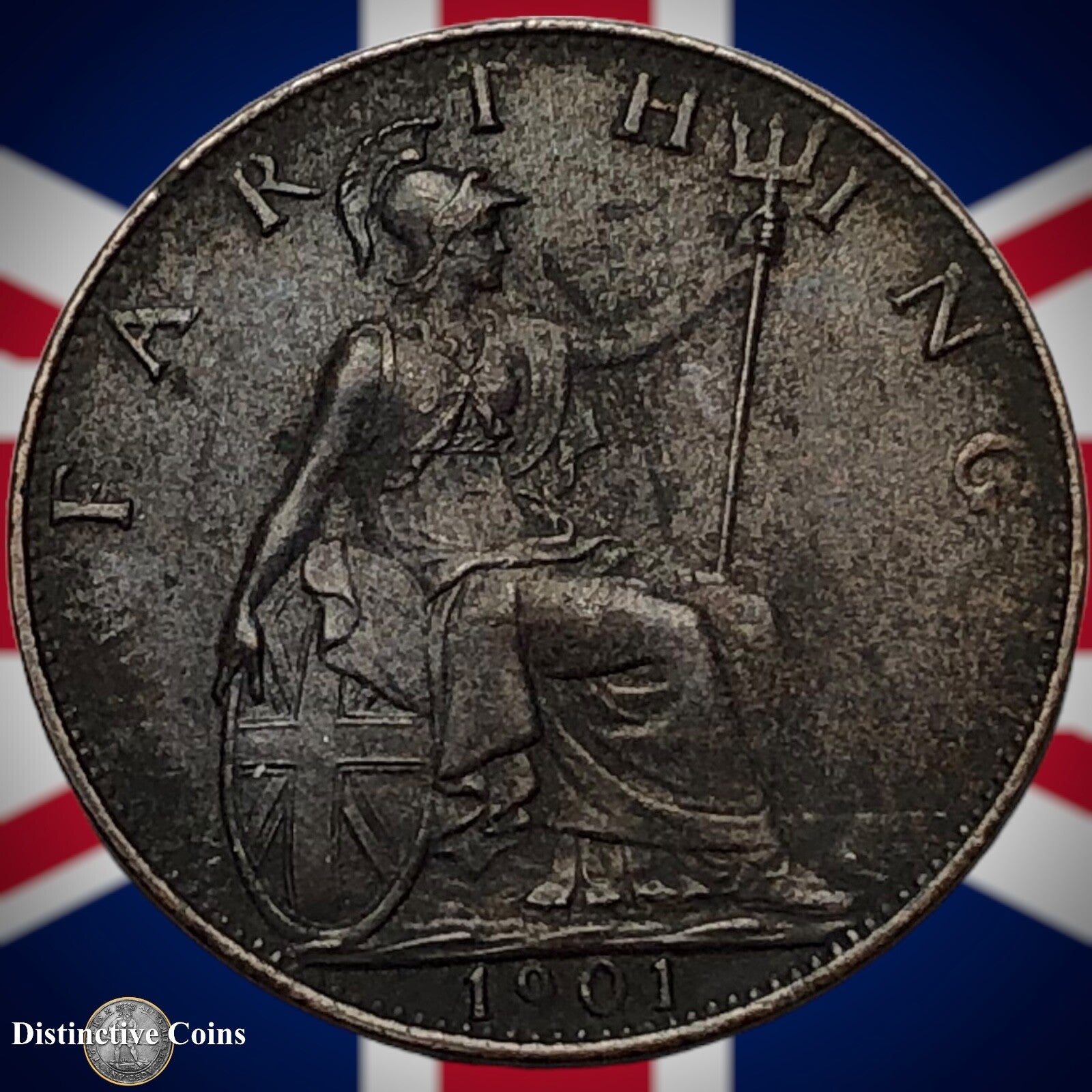 Great Britain 1901 Farthing 1/4d GB4498