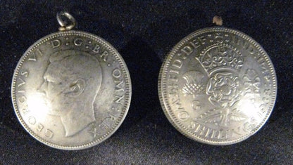 Great Britain World War II "Trench Jewelry" ? From Florins