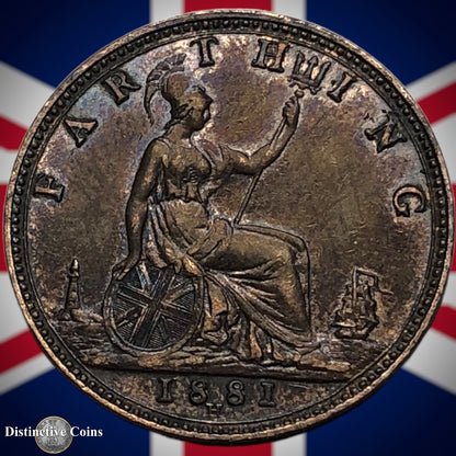 Great Britain 1881 H Farthing 1/4d GB3902