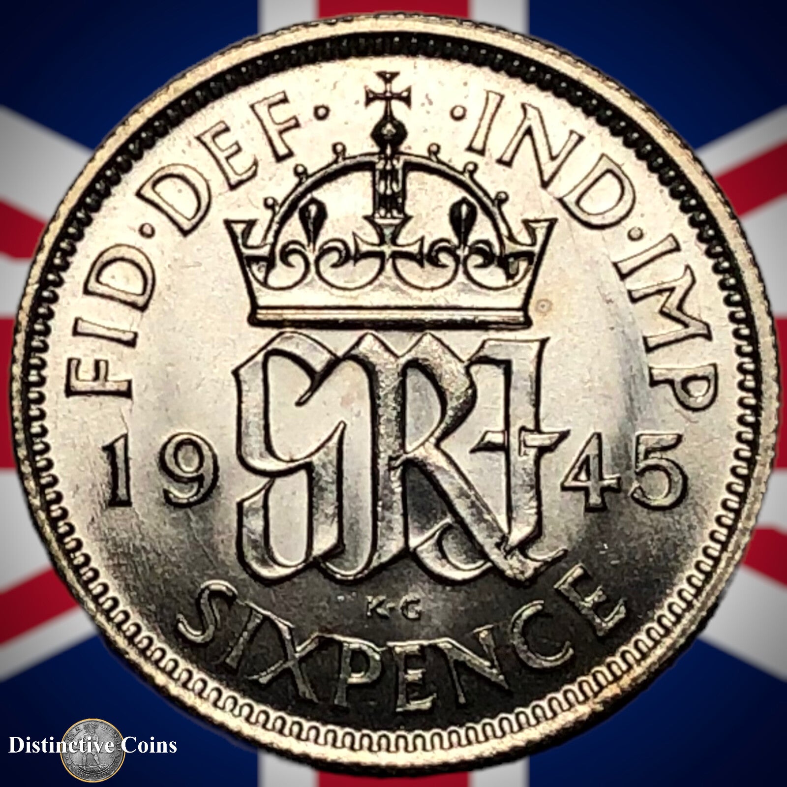 Great Britain 1945 Six Pence GB1765