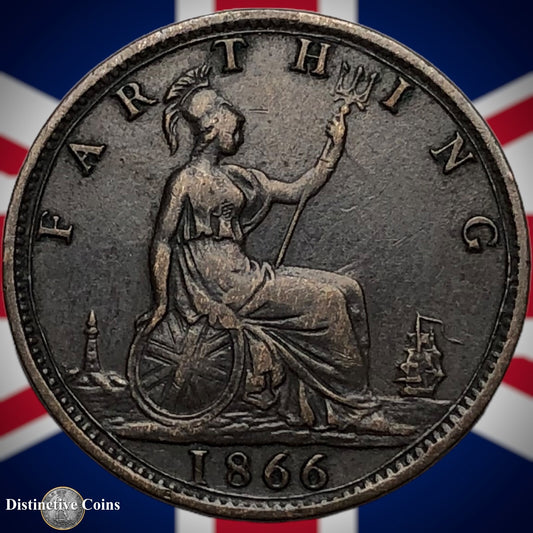 Great Britain 1866 Farthing 1/4d GB3576