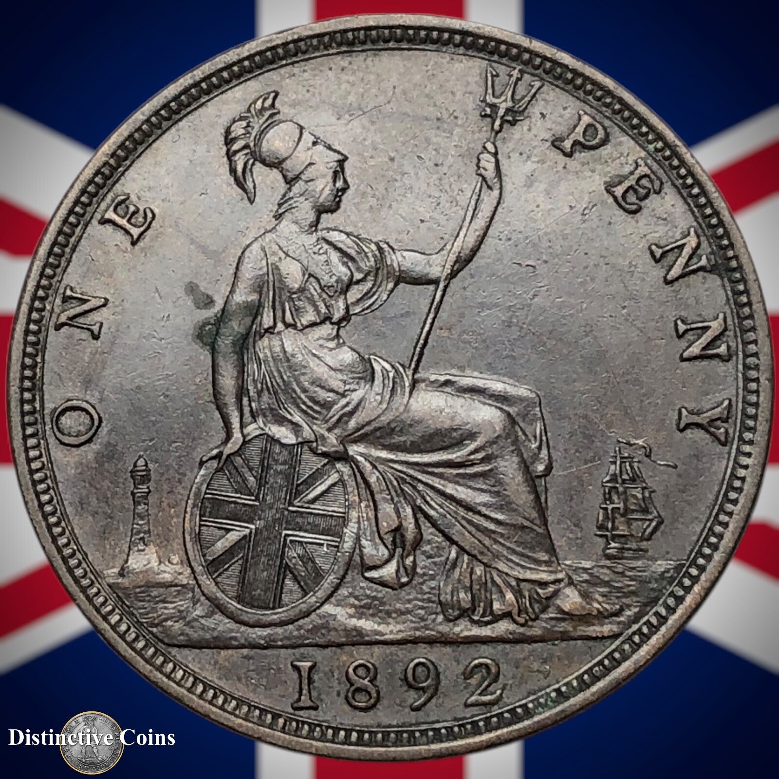 Great Britain 1892 Penny 1d GB6557