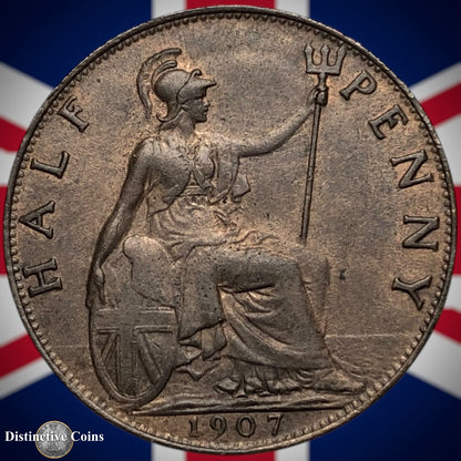 Great Britain 1907 Half Penny 1/2d GB5819