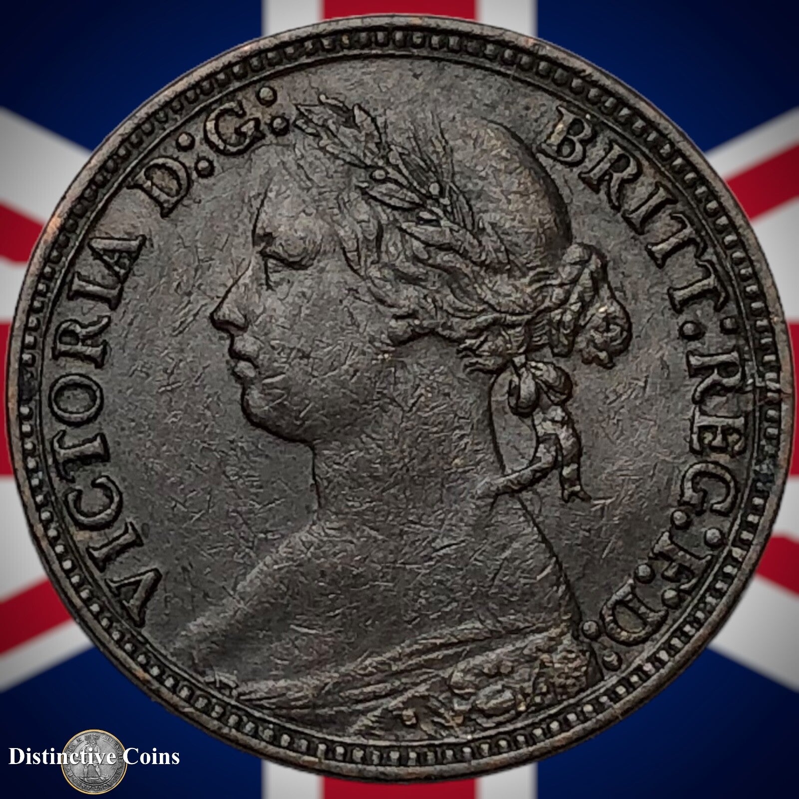 Great Britain 1879 Farthing 1/4d GB3808