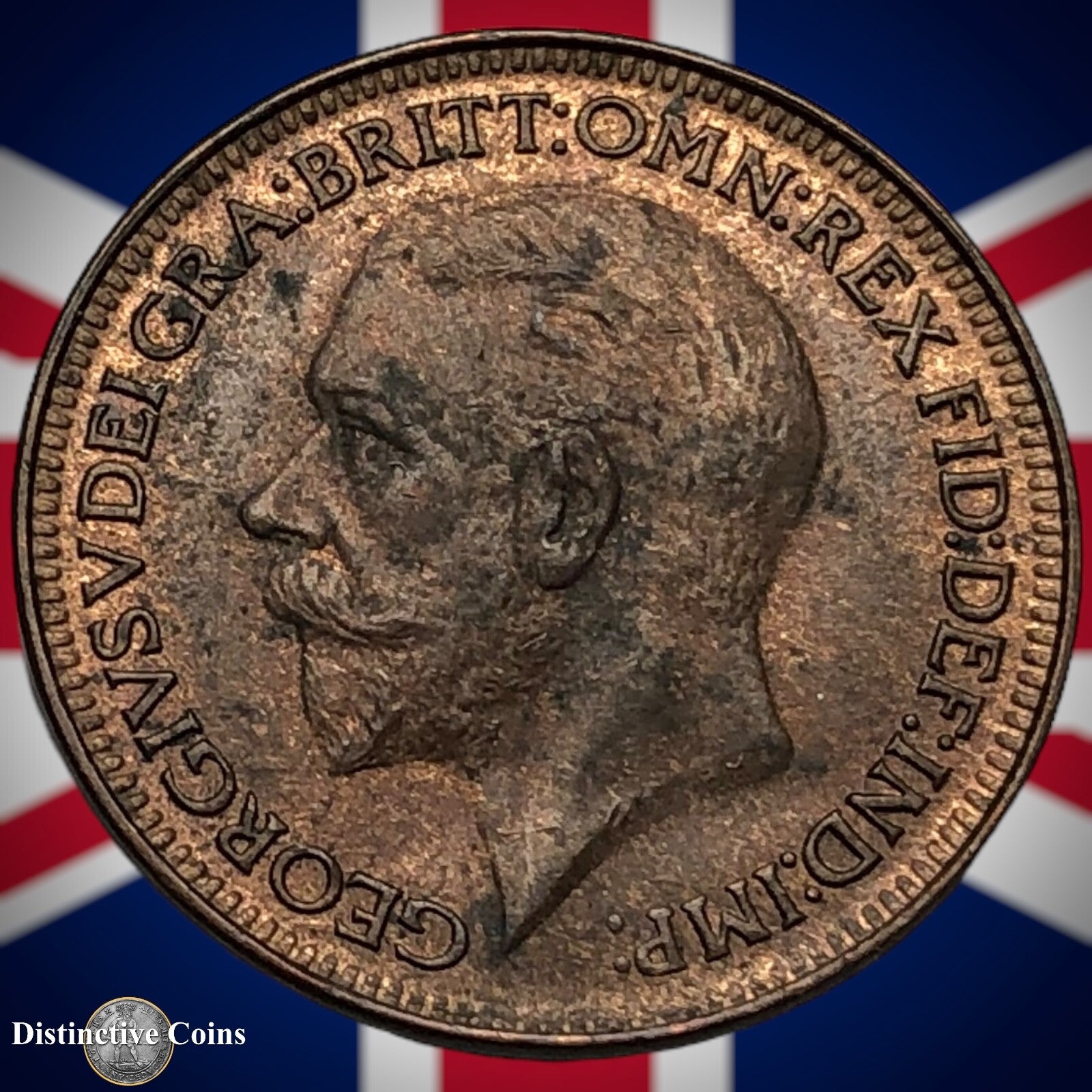 Great Britain 1926 Farthing 1/4d GB4845