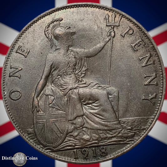 Great Britain 1918 Penny 1d GB6863