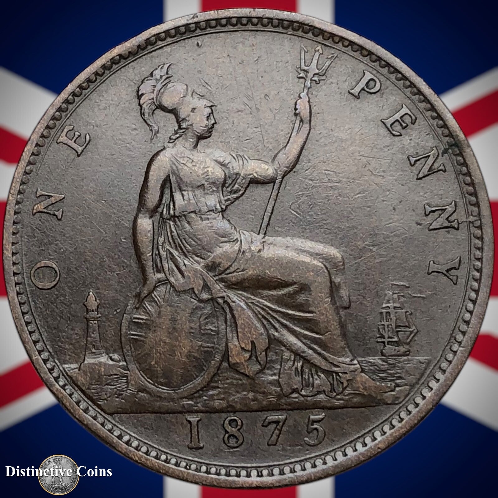 Great Britain 1875 Penny 1d GB6362