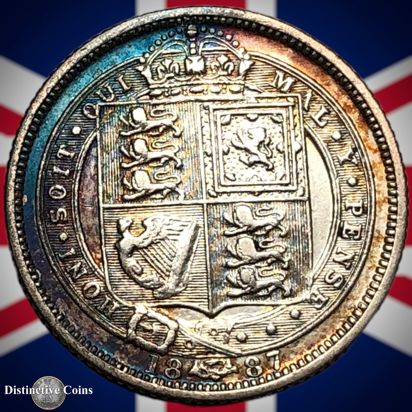 Great Britain 1887 Six Pence GB2668