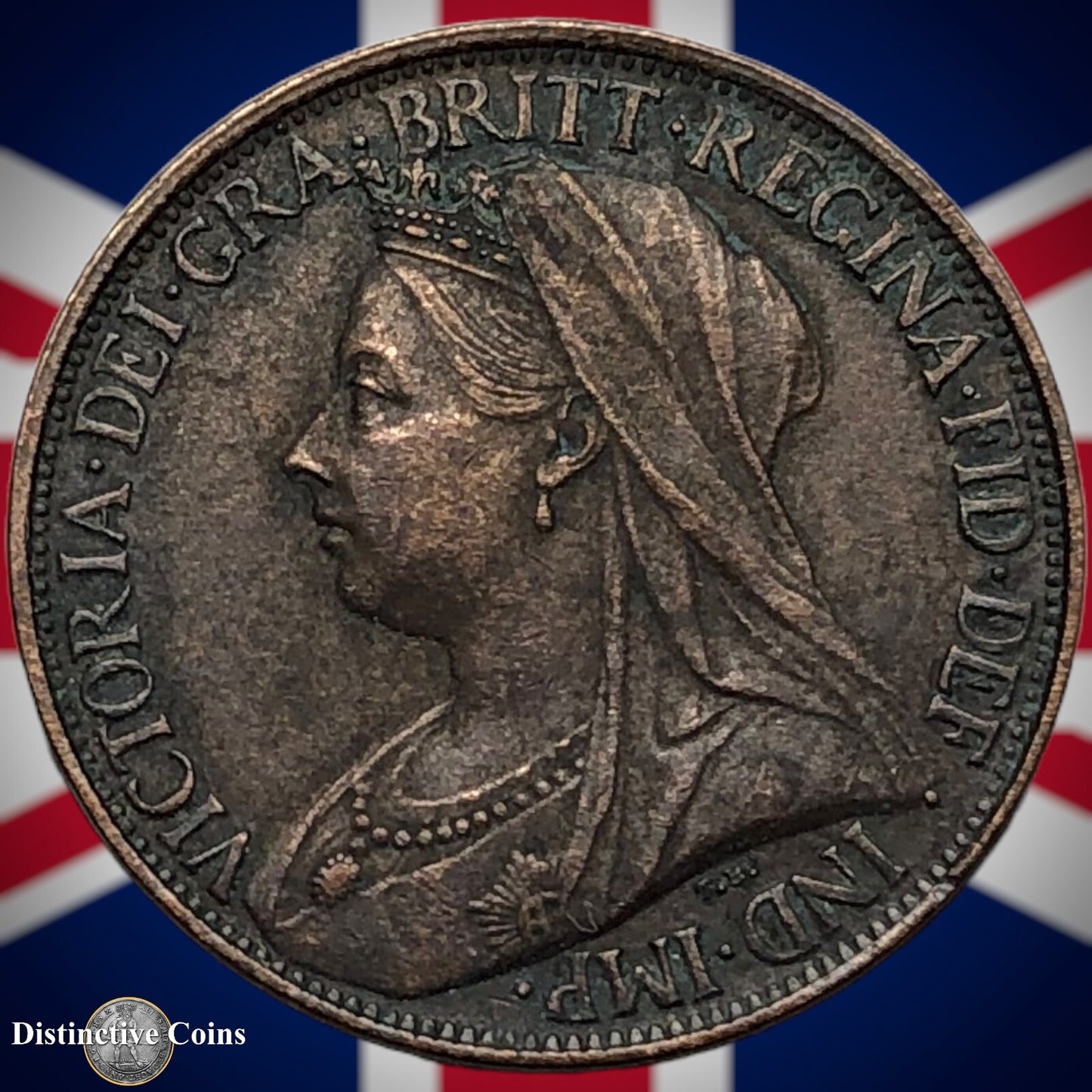 Great Britain 1897 Farthing 1/4d GB4444