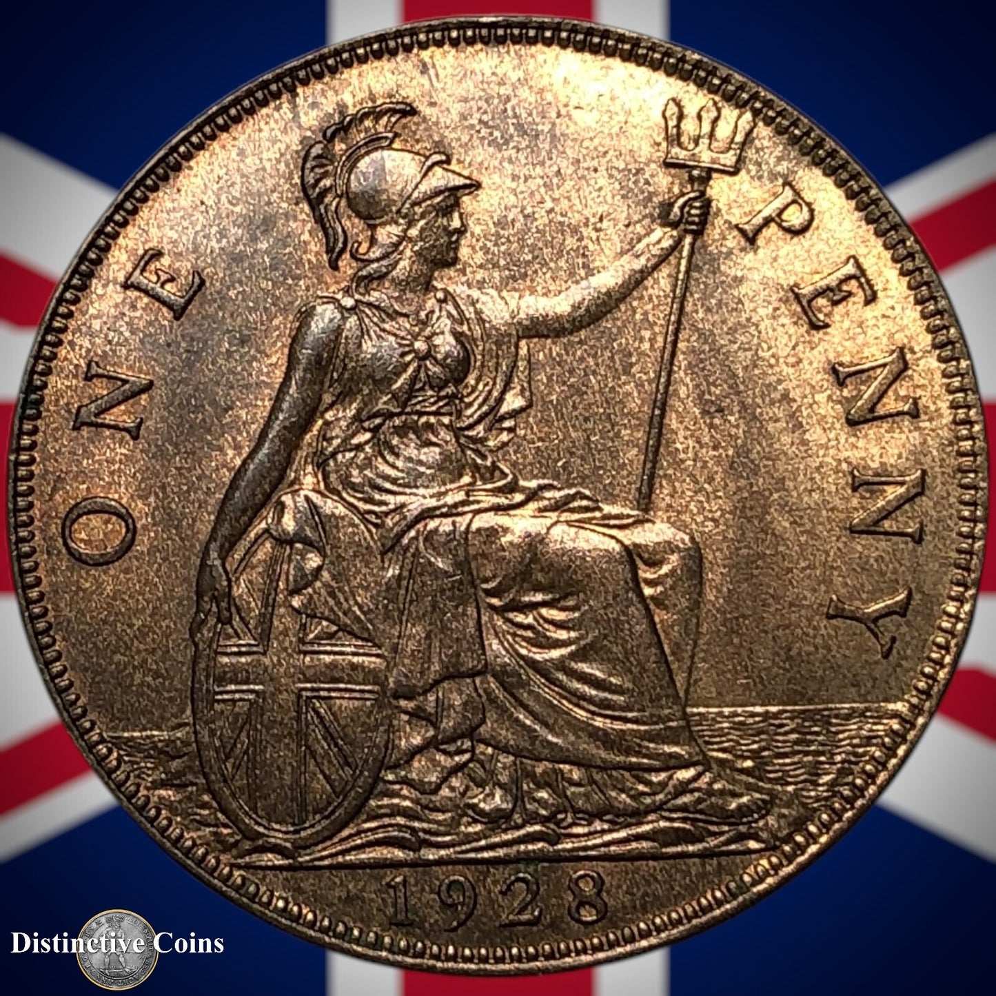 Great Britain 1928 Penny 1d GB7094