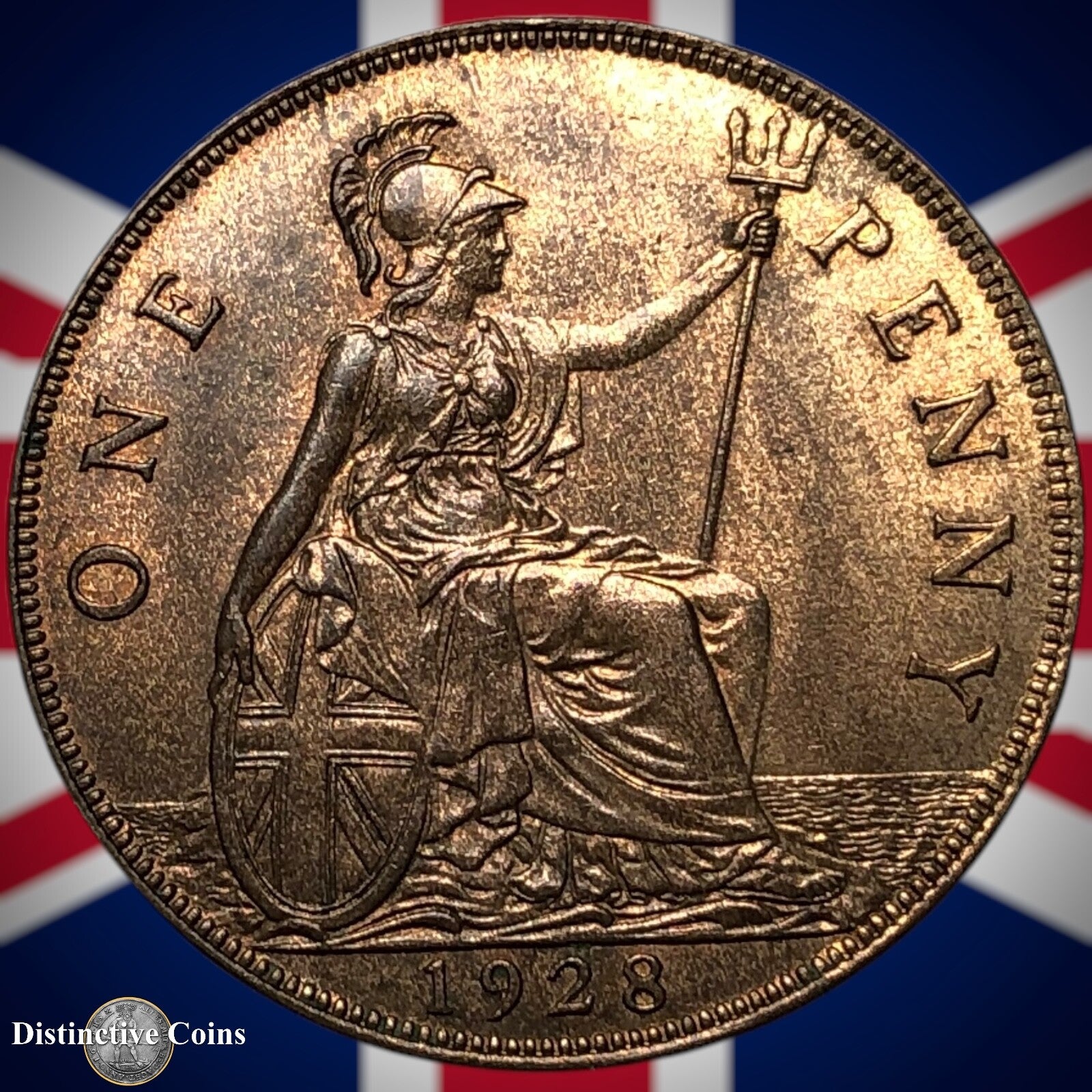 Great Britain 1928 Penny 1d GB7094