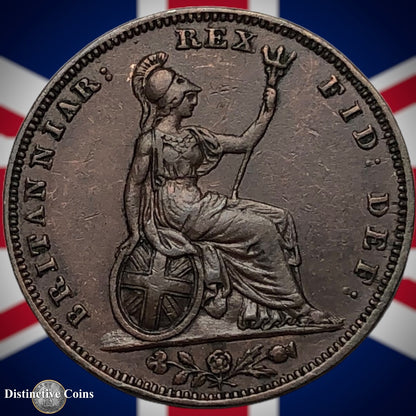 Great Britain 1831 Farthing 1/4d GB3352