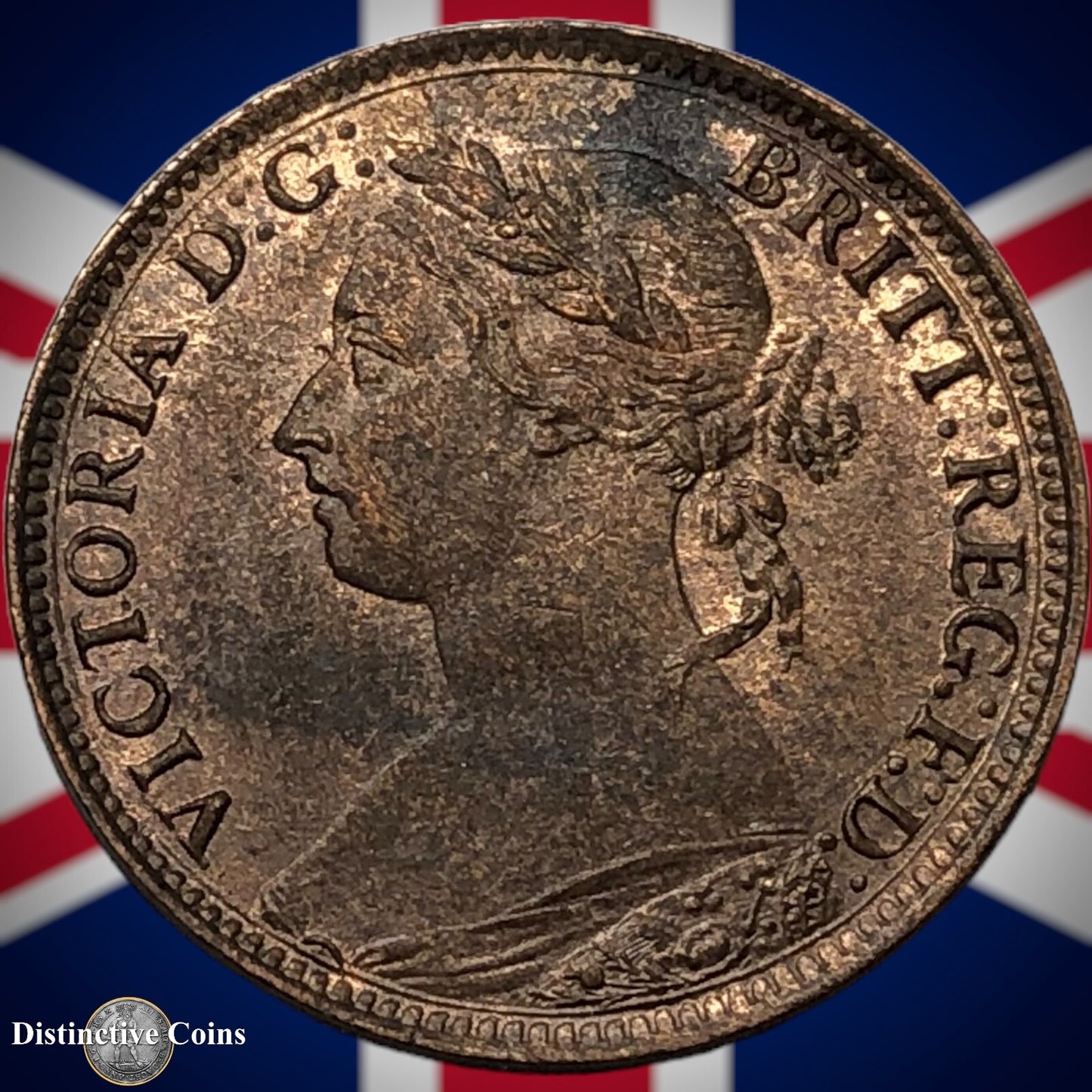 Great Britain 1886 Farthing 1/4d GB4239