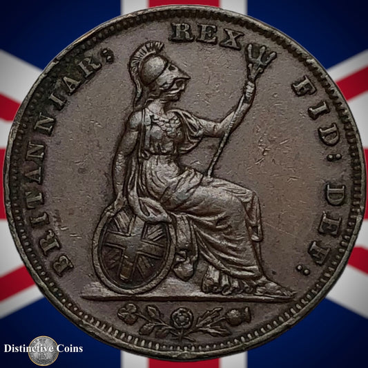 Great Britain 1831 Farthing 1/4d GB3359