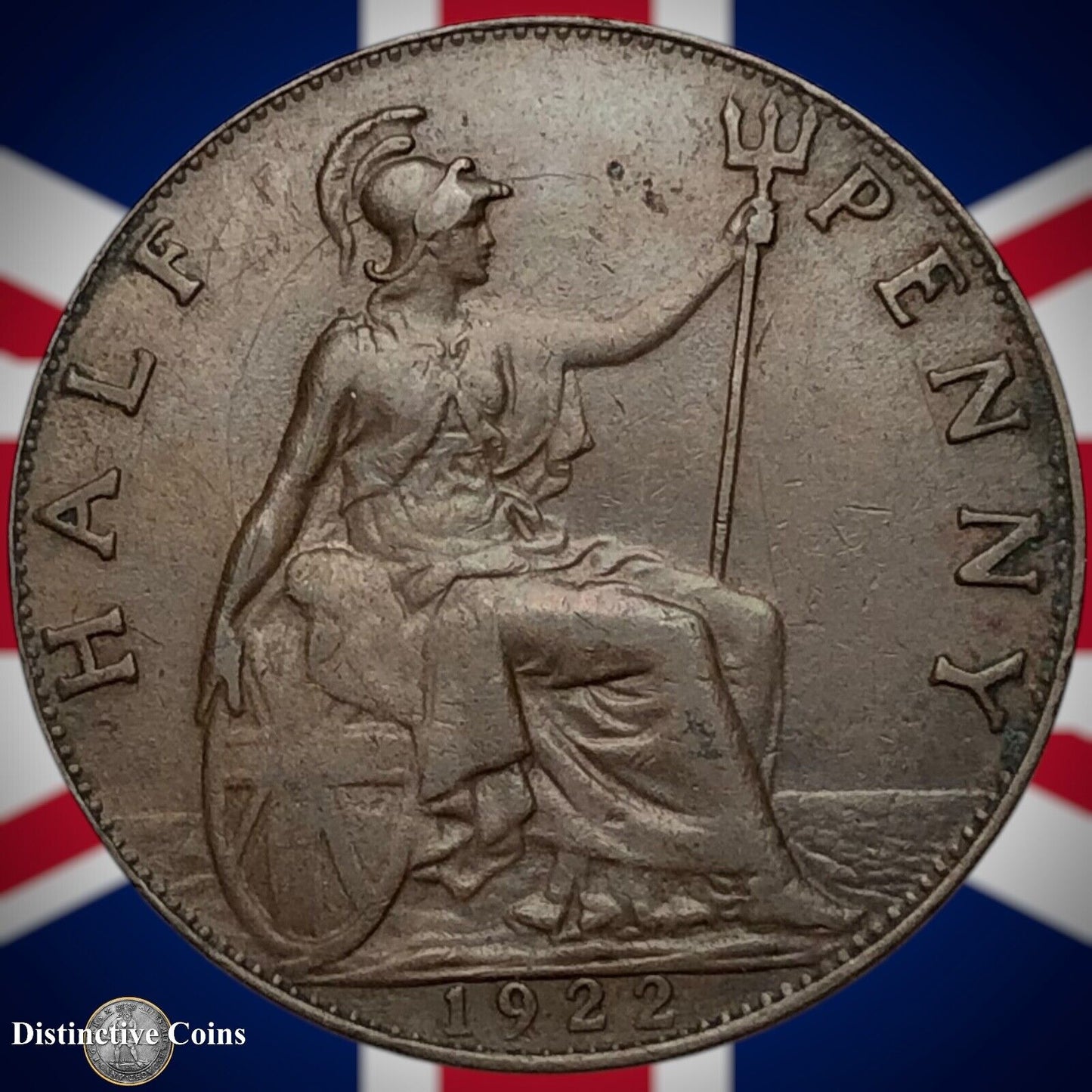 Great Britain 1922 Half Penny 1/2d GB5897