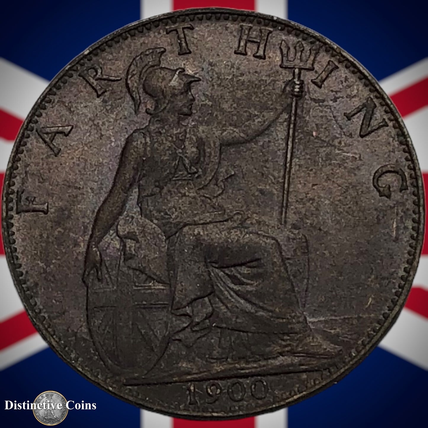 Great Britain 1900 Farthing 1/4d GB4474