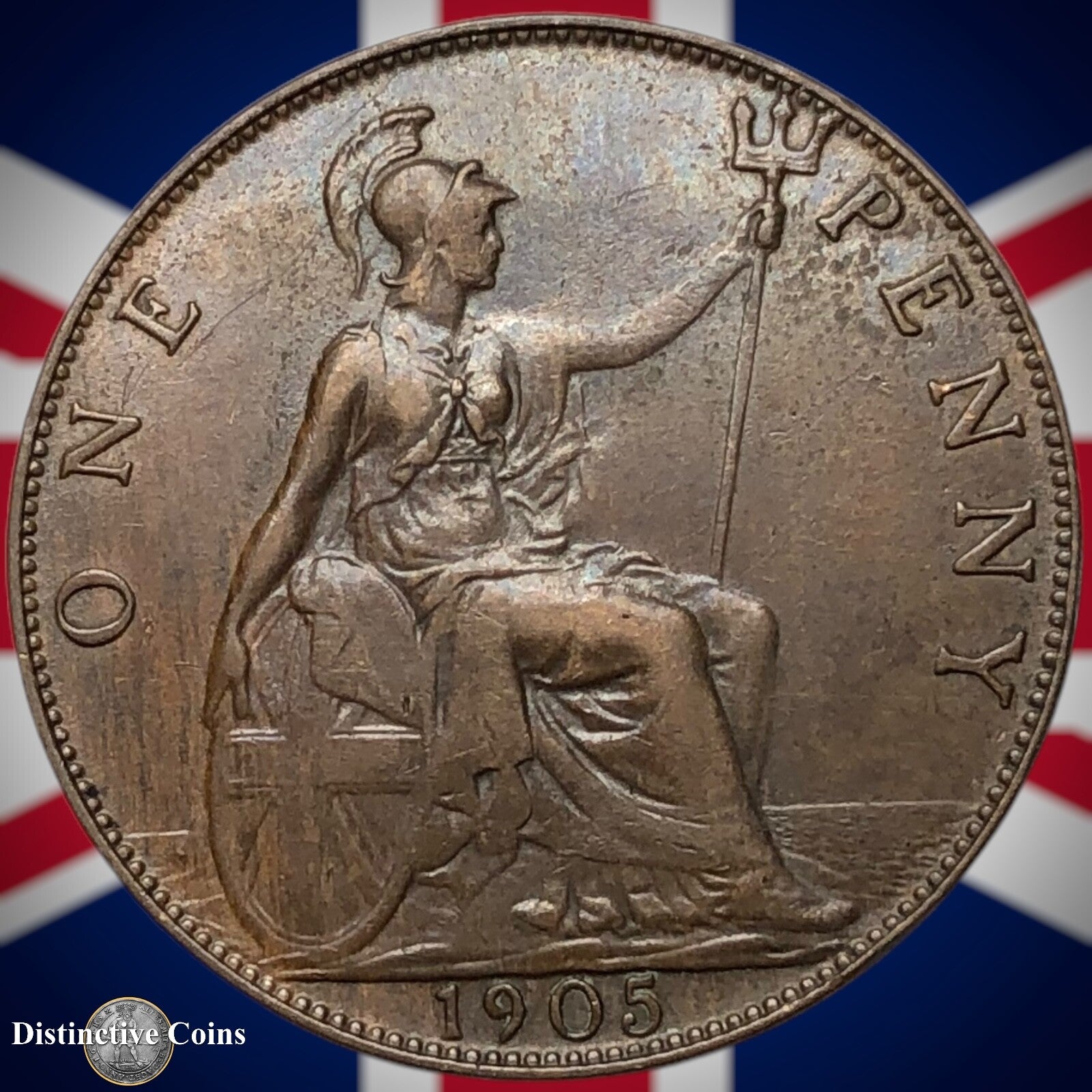 Great Britain 1905 Penny 1d GB6674