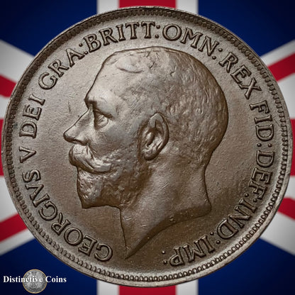 Great Britain 1919 Penny 1d GB6915