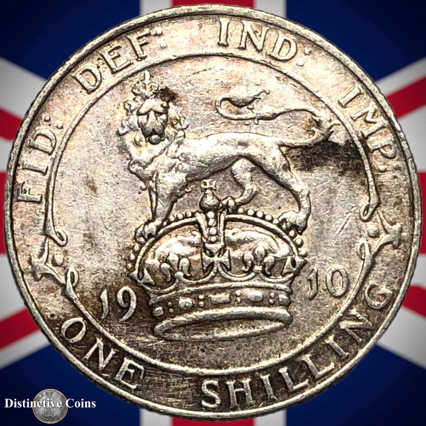 Great Britain 1910 British One Shilling GB0872