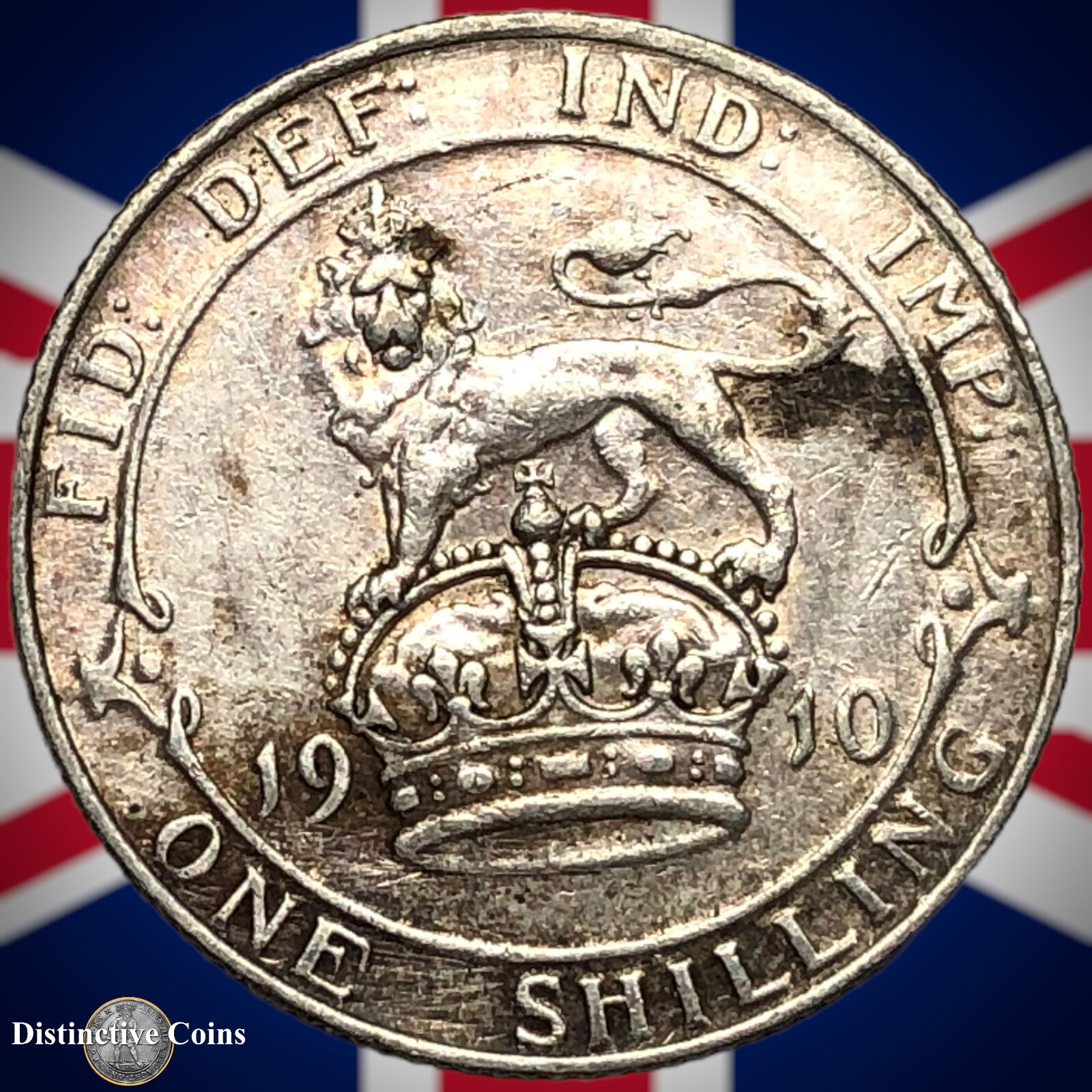 Great Britain 1910 British One Shilling GB0872