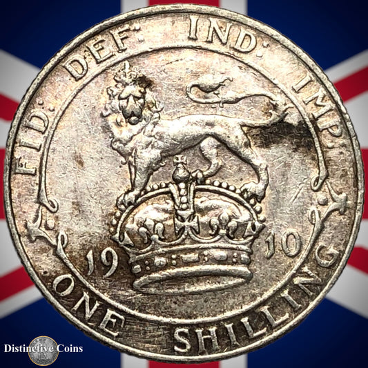 Great Britain 1910 British One Shilling GB0872