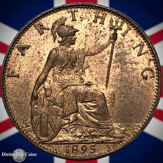 Great Britain 1895 Farthing 1/4d GB4408