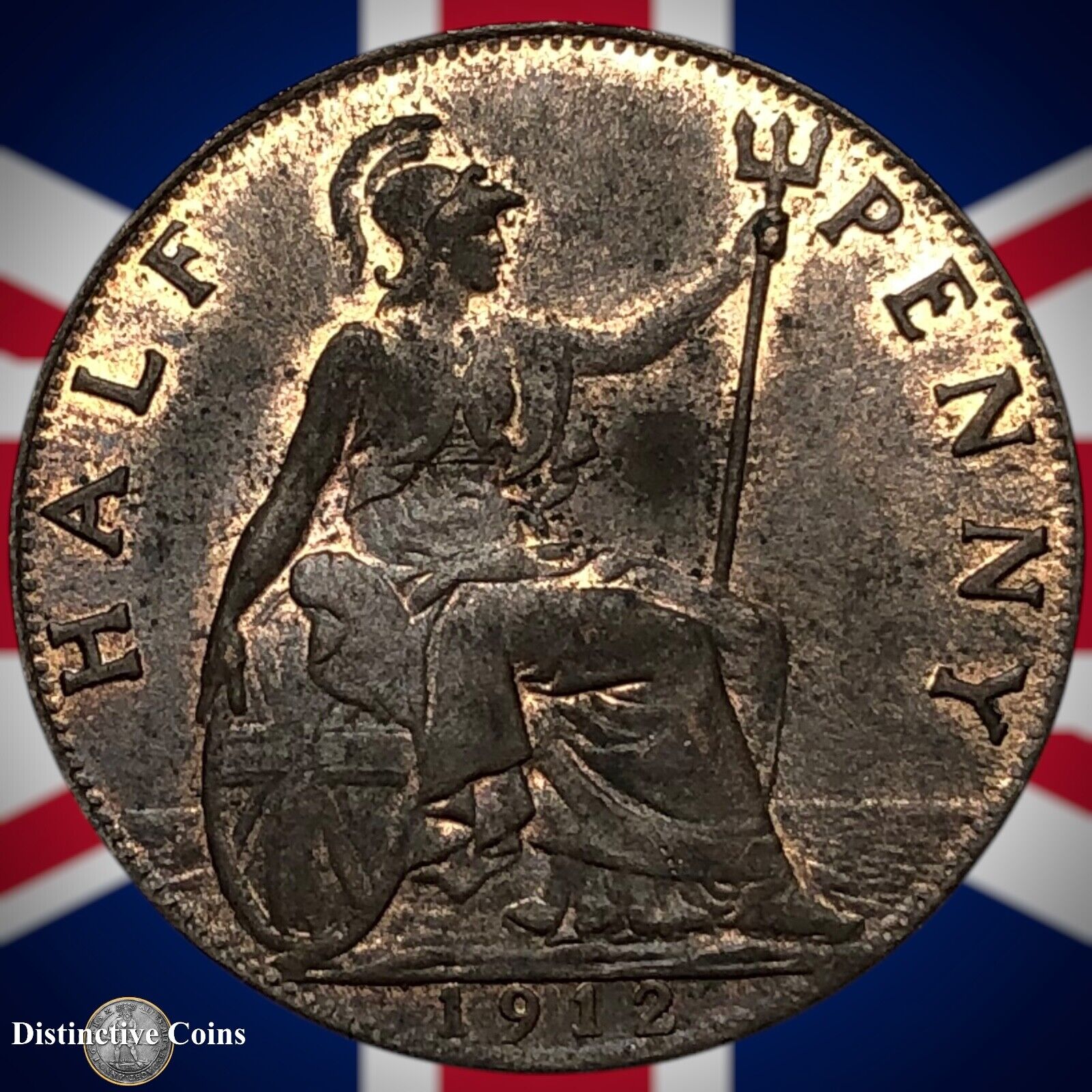 Great Britain 1912 Half Penny 1/2d GB5848