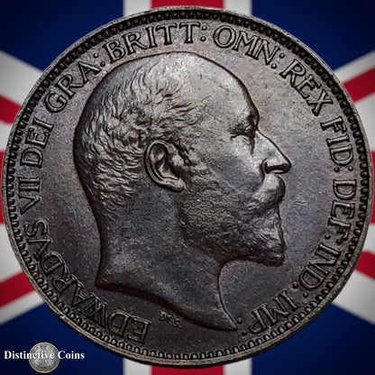 Great Britain 1902 Farthing 1/4d GB4513