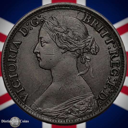 Great Britain 1865 Farthing 1/4d GB3528